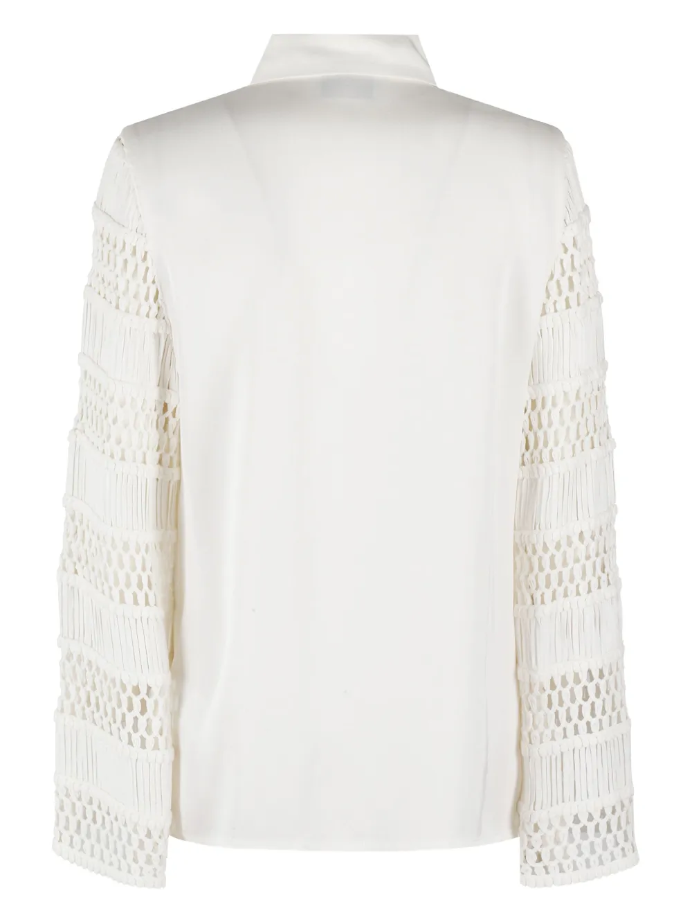 Isabelle Blanche crochet shirt - Beige