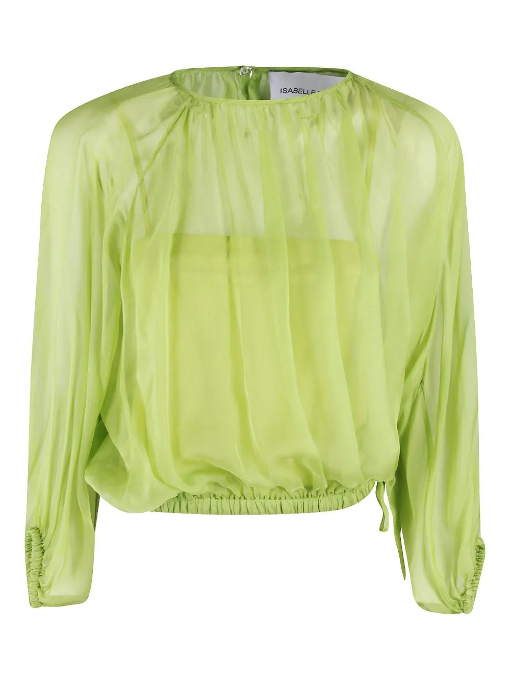 Isabelle Blanche silk blouse | verde | Image 1