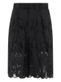 Isabelle Blanche lace-detailing shorts - Black