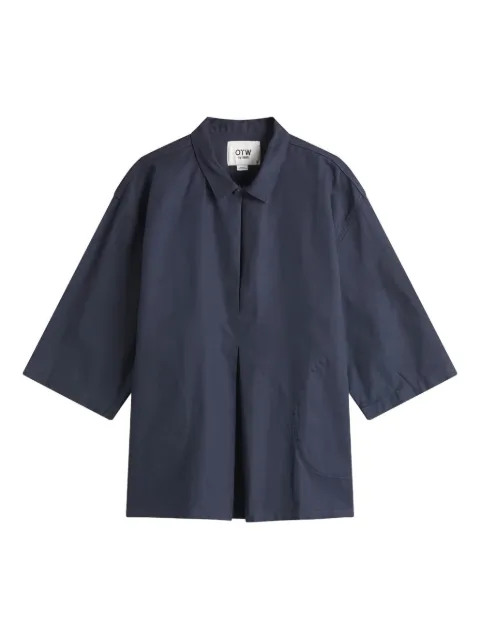 Vans short-sleeve linen polo shirt