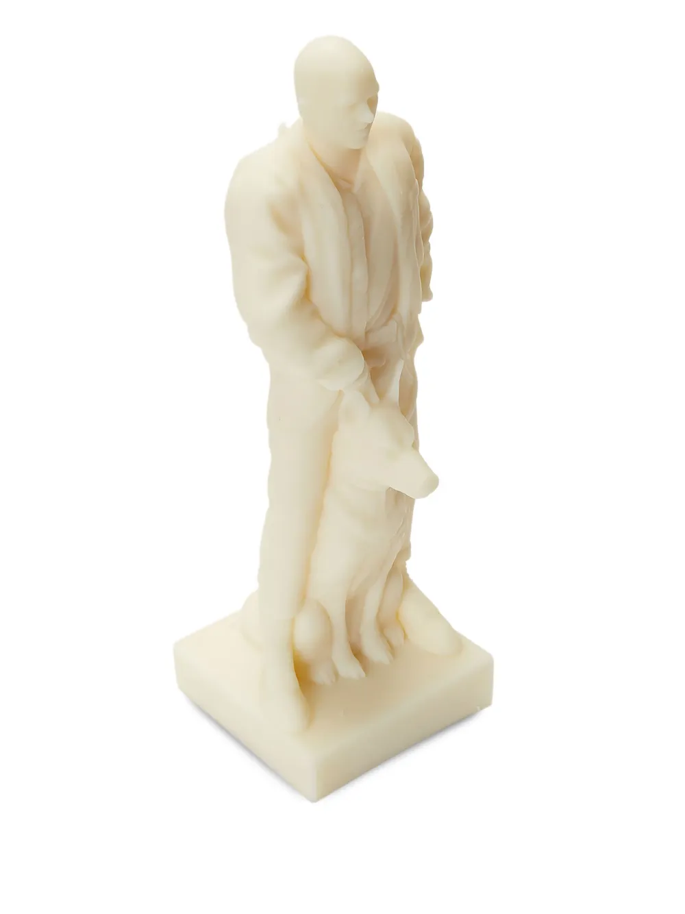 Stance marble-effect figurative candle (650g) | Neutrals | Image 1