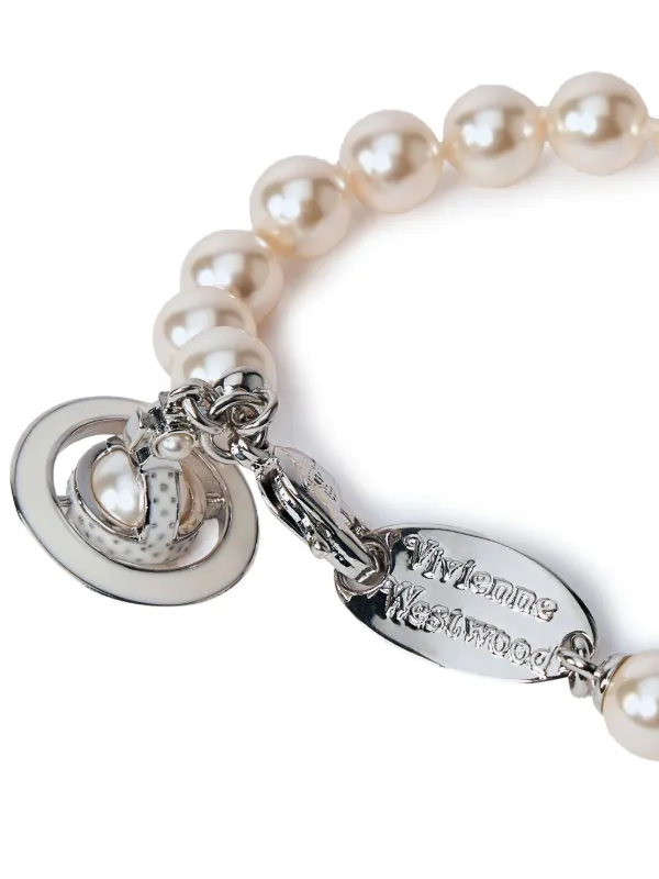 Vivienne Westwood 　ブレスレット Vivienne Westwood Bracelet Orb 18cm Silver/SkyBlue NO BOX [EJ0172