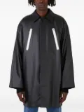 Wynn Hamlyn zip-fastening raglan-sleeve coat - Black
