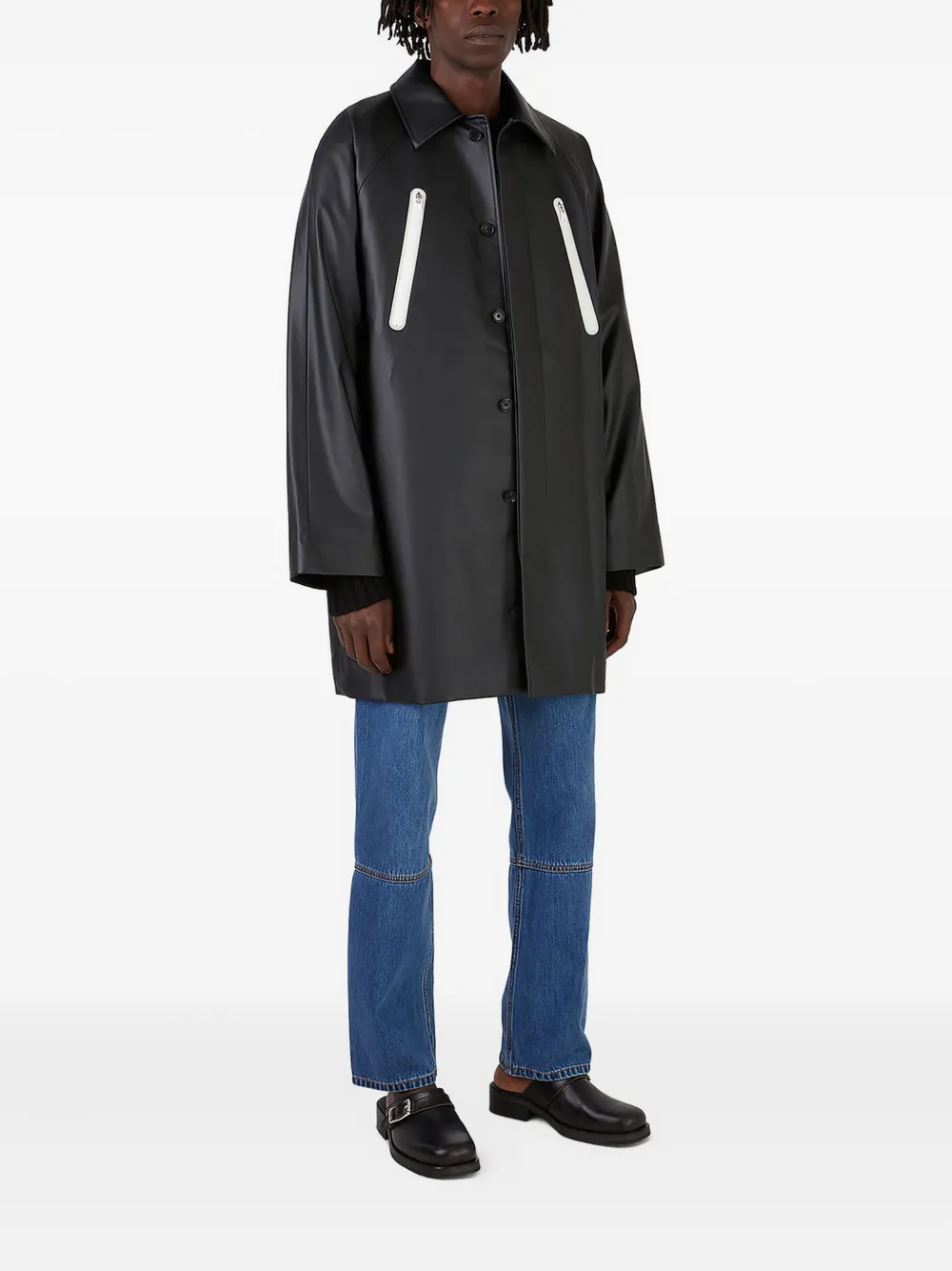 Wynn Hamlyn zip-fastening raglan-sleeve coat | Raincoats | Image 2