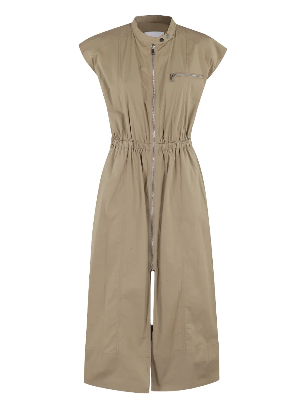 Isabelle Blanche Abito midi in cotone | marrone | Image 1