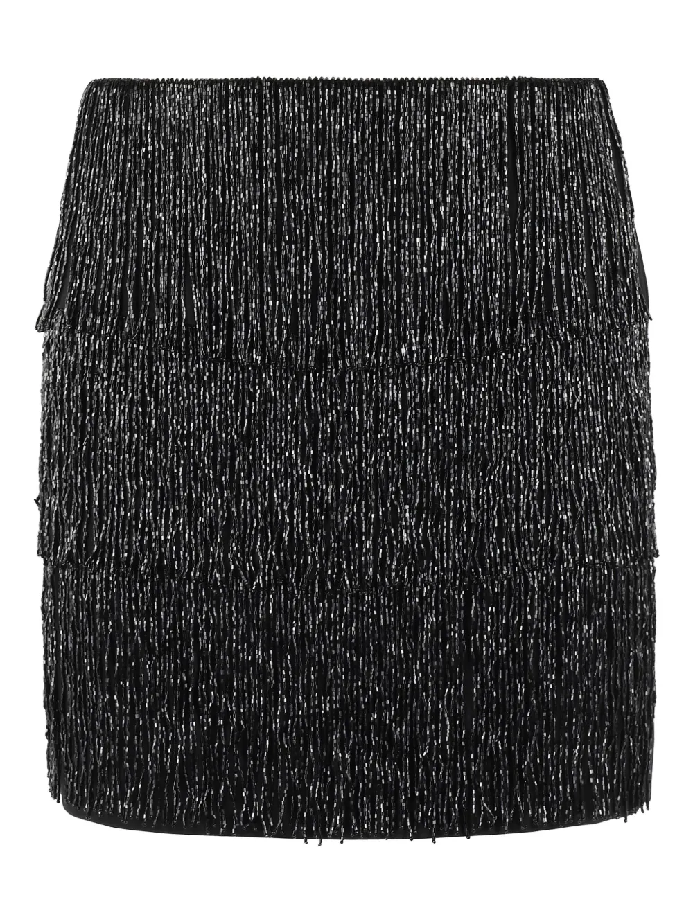 Isabelle Blanche fringe-detailing mini skirt | noir | Image 1