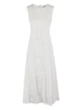 Isabelle Blanche lace-detailing midi dress - White