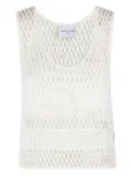 Isabelle Blanche crochet top - Neutrals