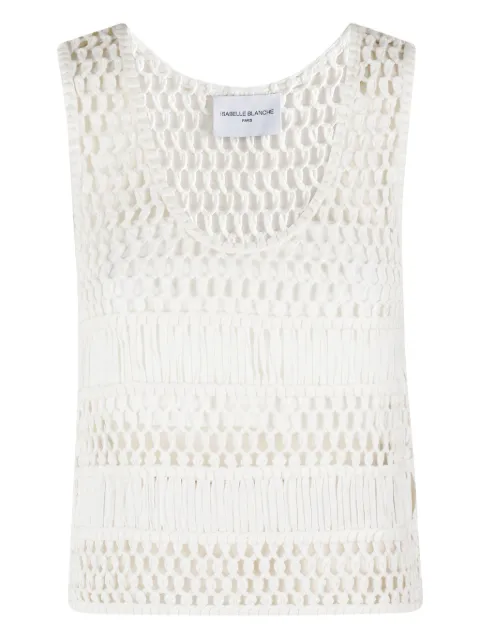 Isabelle Blanche crochet top