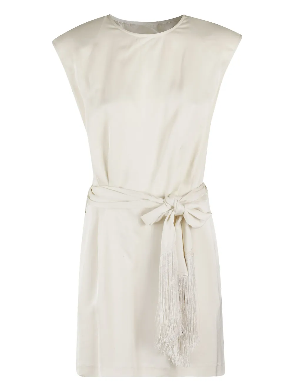 Isabelle Blanche fringe-detailing mini dress | Neutrals | Image 1