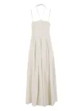 Isabelle Blanche linen midi dress - Neutrals