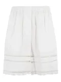 Isabelle Blanche cotton shorts - White