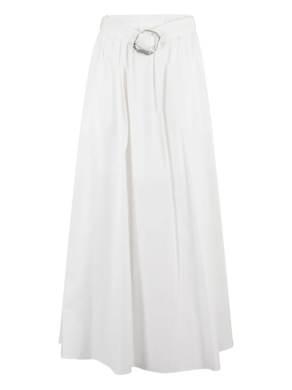 Isabelle Blanche cotton midi skirt | White | Image 1