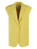 Isabelle Blanche single-breasted vest - Yellow