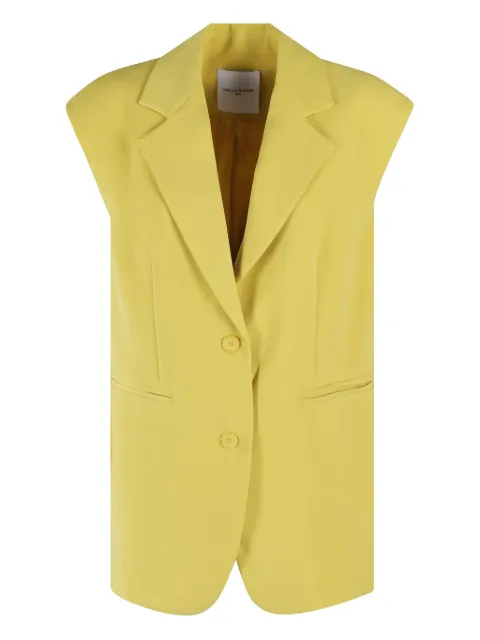 Isabelle Blanche single-breasted vest 