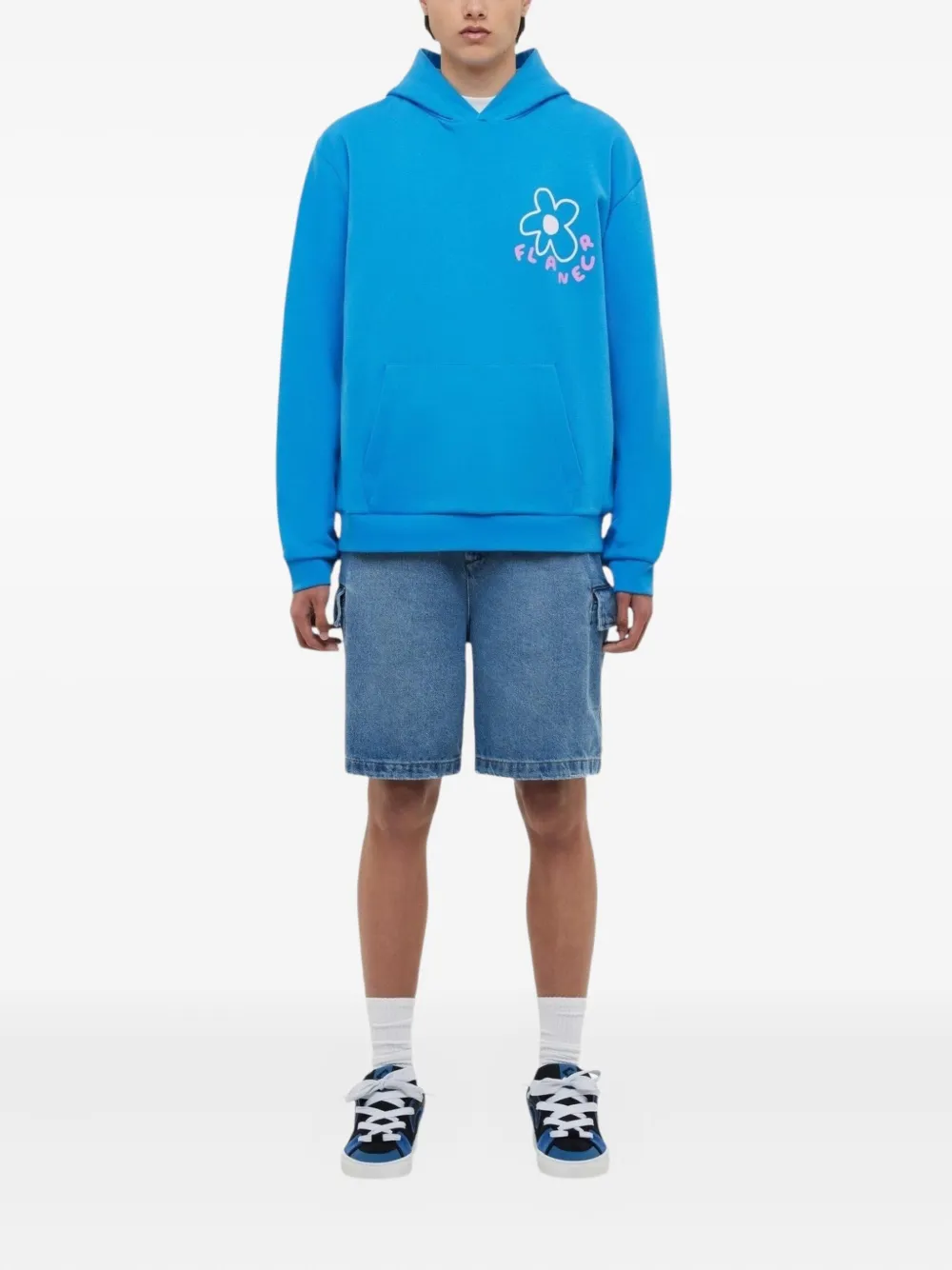 FLÂNEUR flower-print cotton hoodie | Hoodies | Image 2