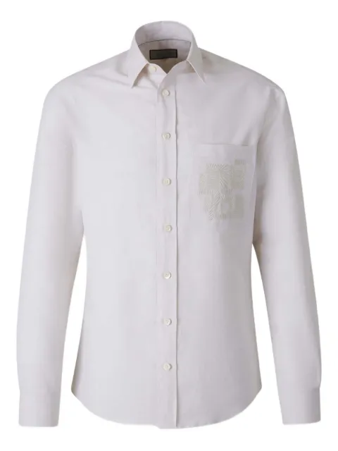 Canali chest-pocket shirt
