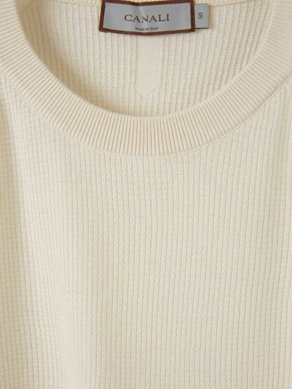 Canali Trui van zijdemix Beige