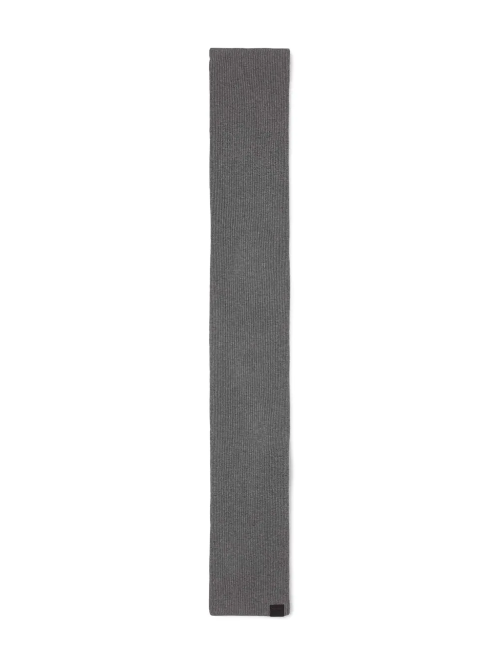 TOM FORD ribbed scarf - グレー TOM FORD ribbed scarf - グレー