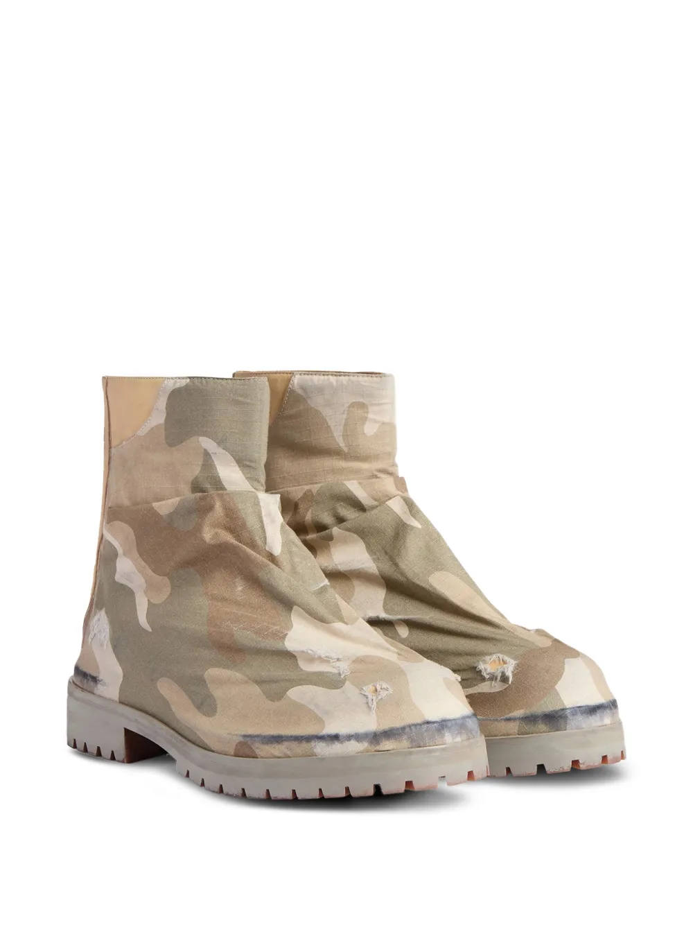 424 Marathon "Camo" boots Green
