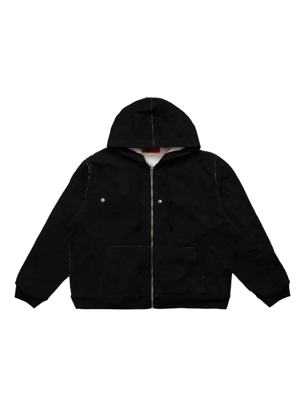 424 Molded Wrapped hoodie Zwart