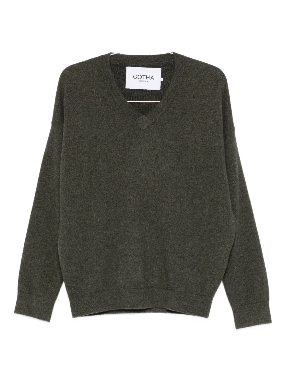 V领毛衣
