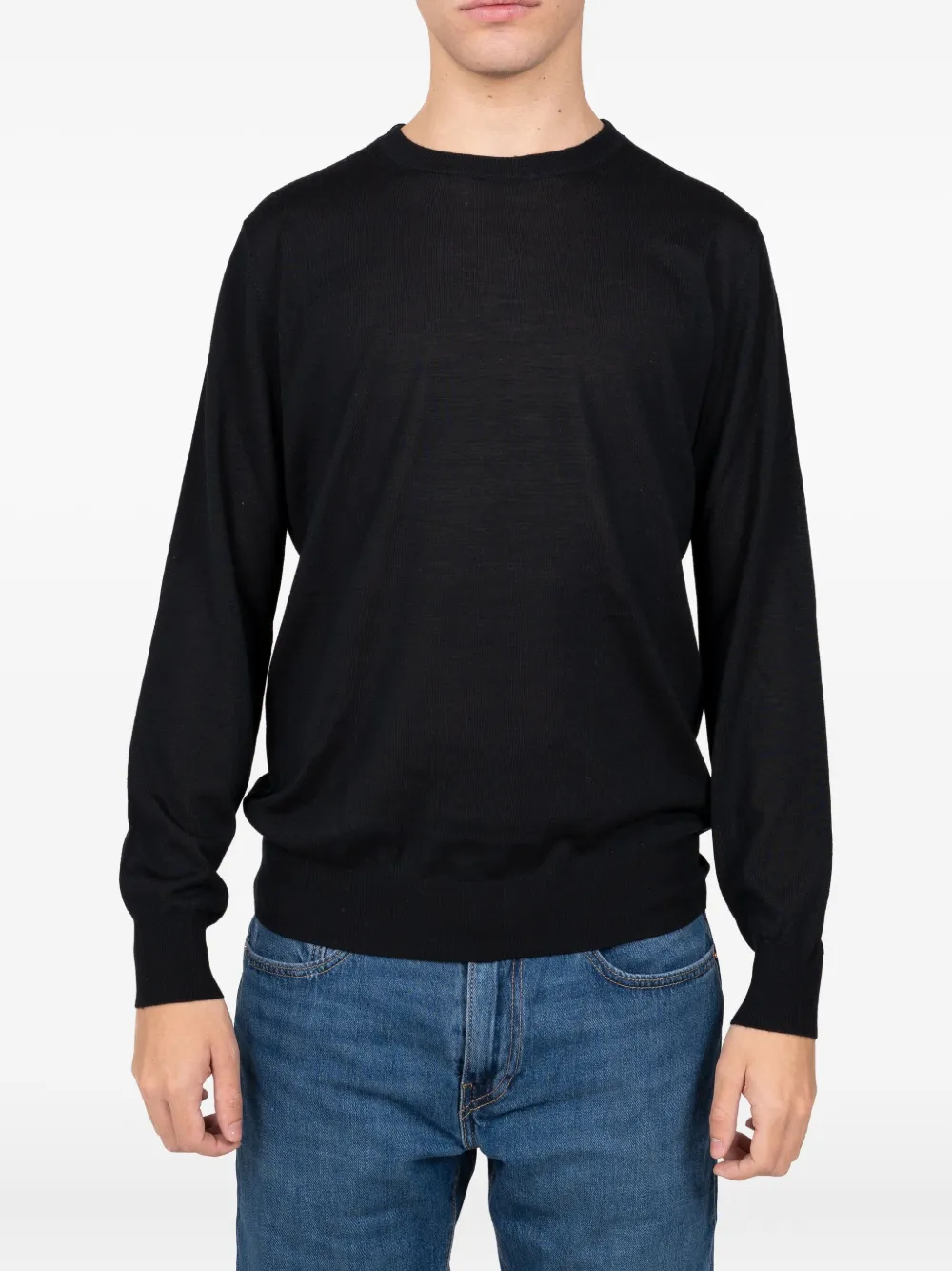 Kangra long-sleeve sweatshirt - Zwart
