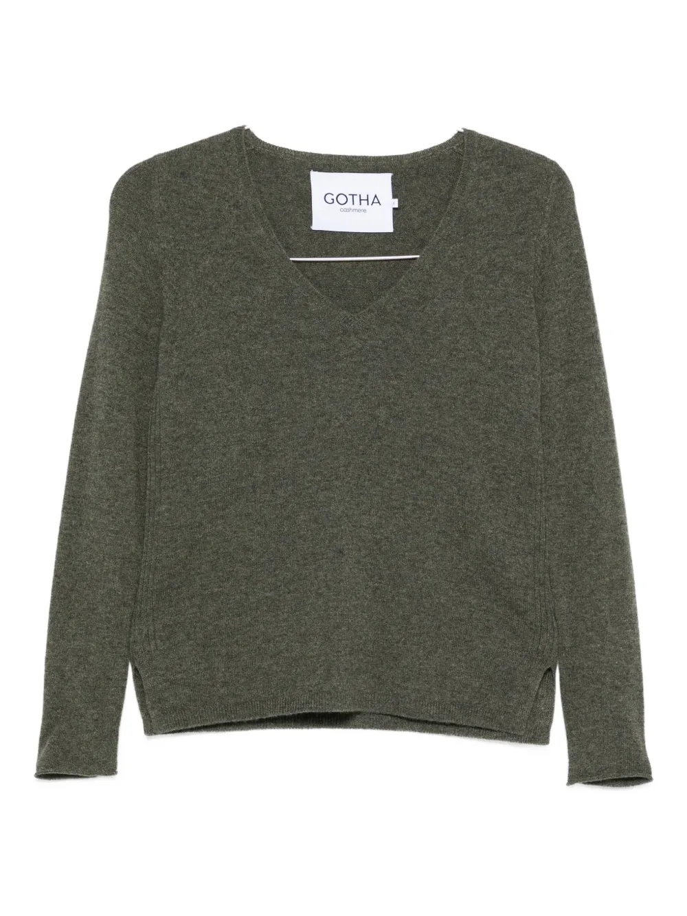 Gotha V-neck Sweater In Gray