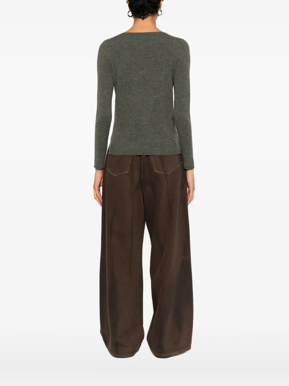 Gotha V-neck Sweater In Gray