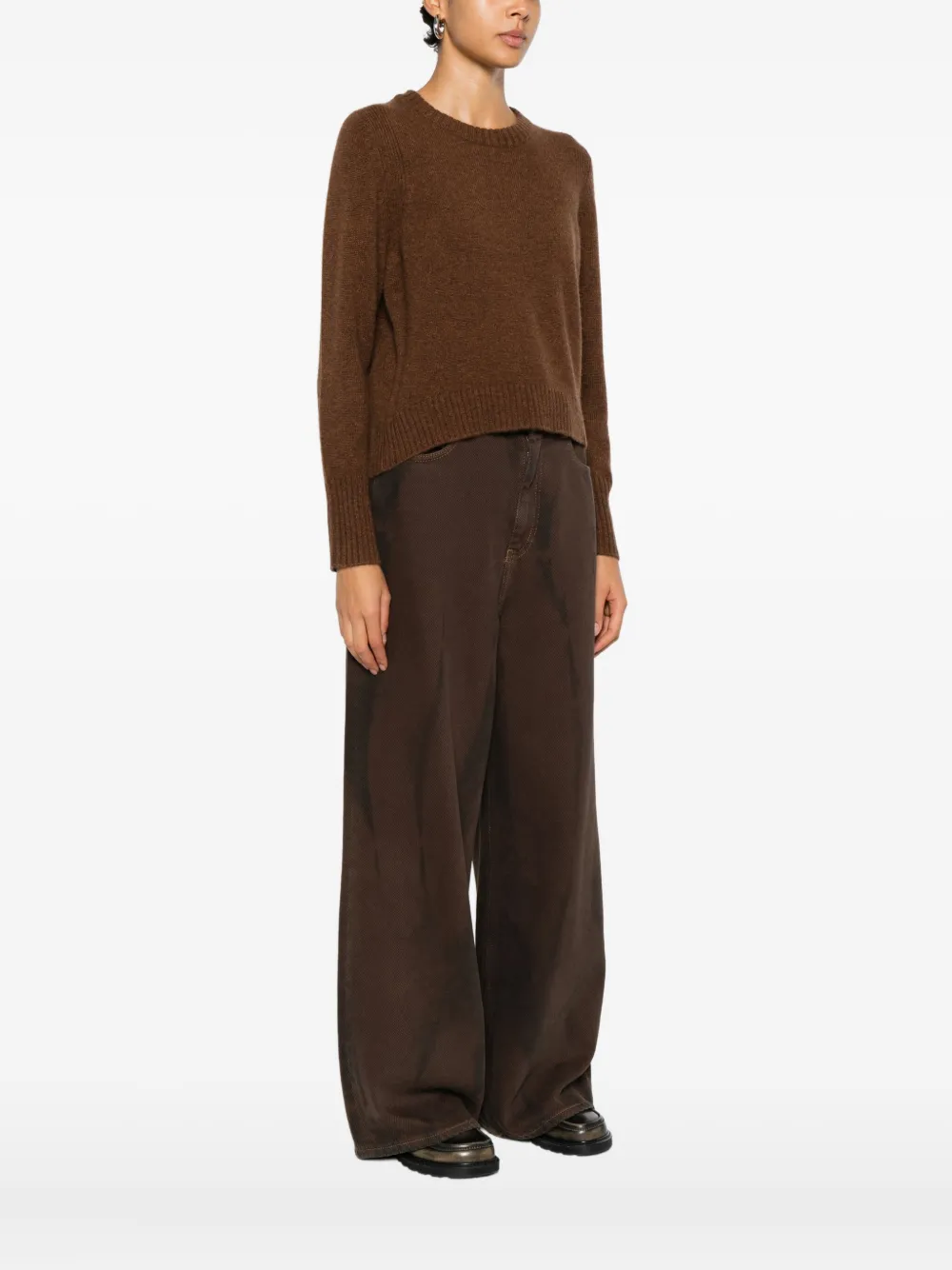 Gotha Mélange-effect Sweater In Multi