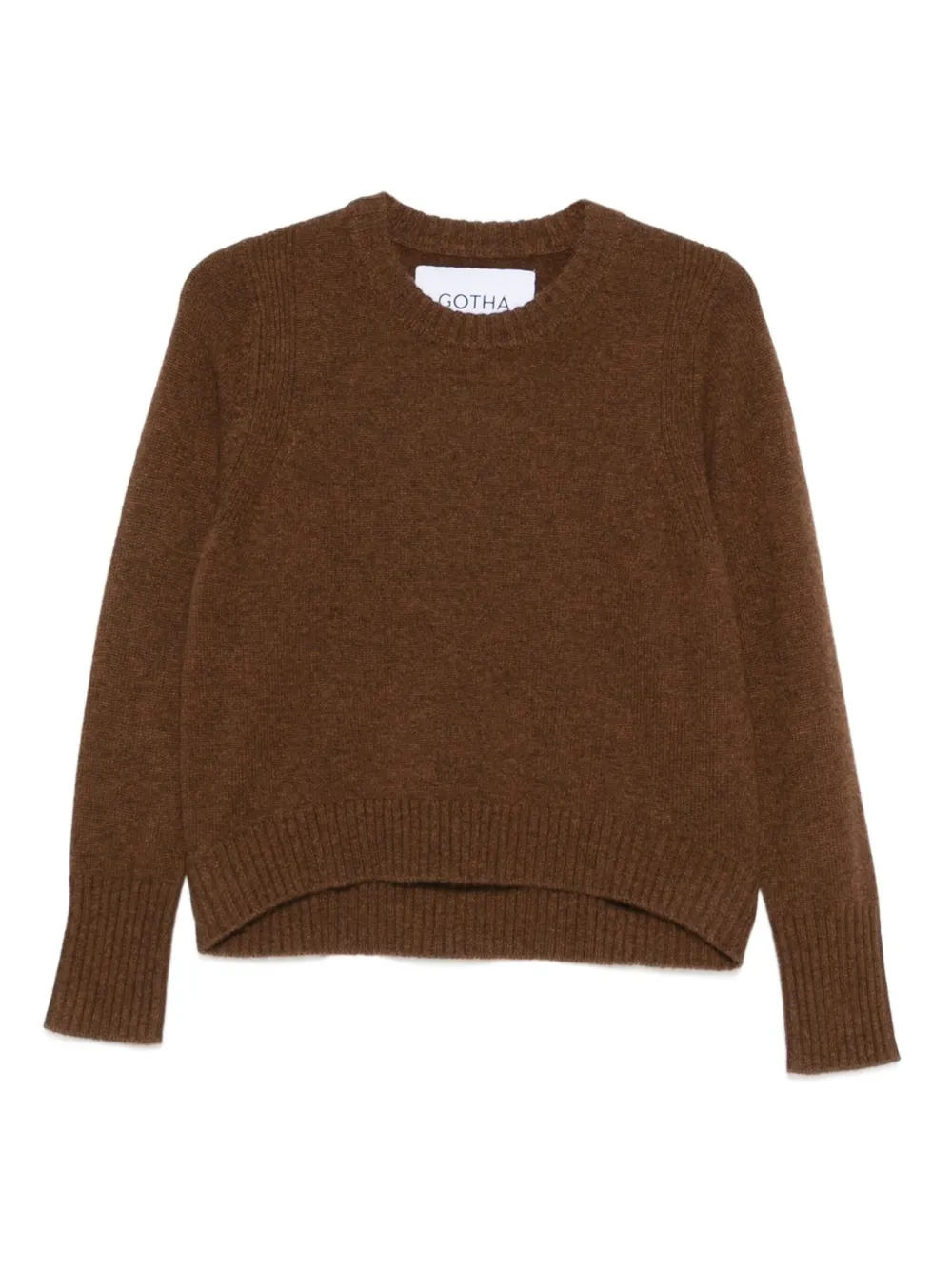 Gotha mélange-effect sweater | Brown | Image 1