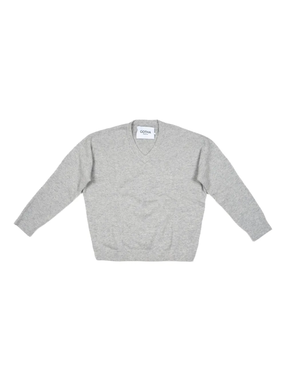 Gotha mélange-effect sweater | gris | Image 1