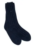 Gotha cashmere socks - Blue