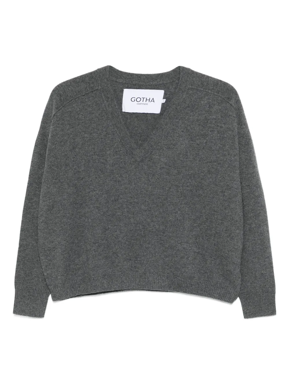 Gotha V-neck sweater | Grey | Image 1
