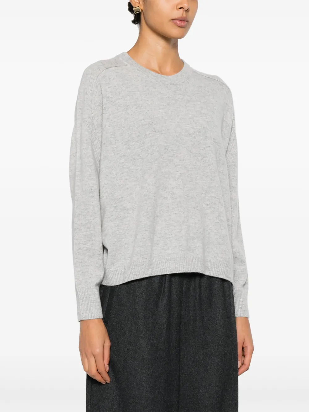 Gotha Crew-neck Sweater In Gray