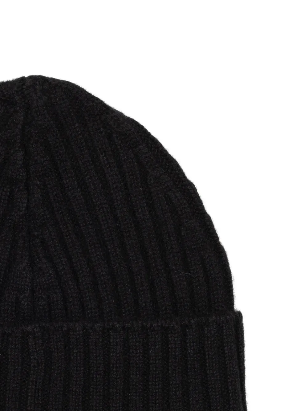 Kangra ribbed beanie | Black | Image 1