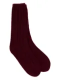 Gotha cashmere socks - Purple