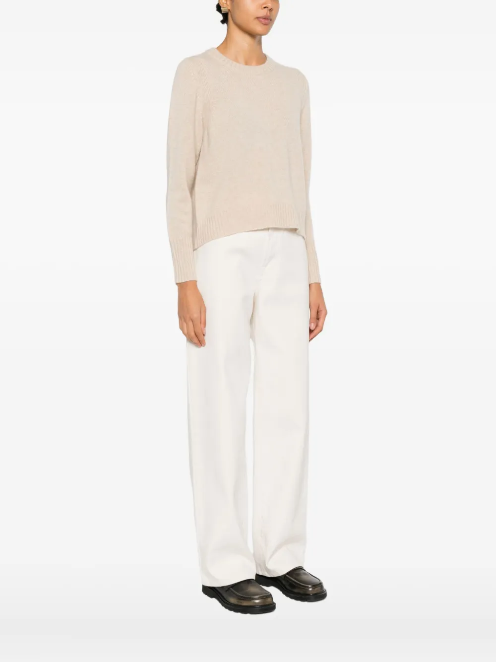 Gotha Round-neck Sweater In Neutral