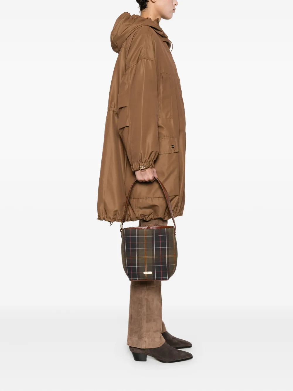 Barbour check-pattern tote bag | Image 2