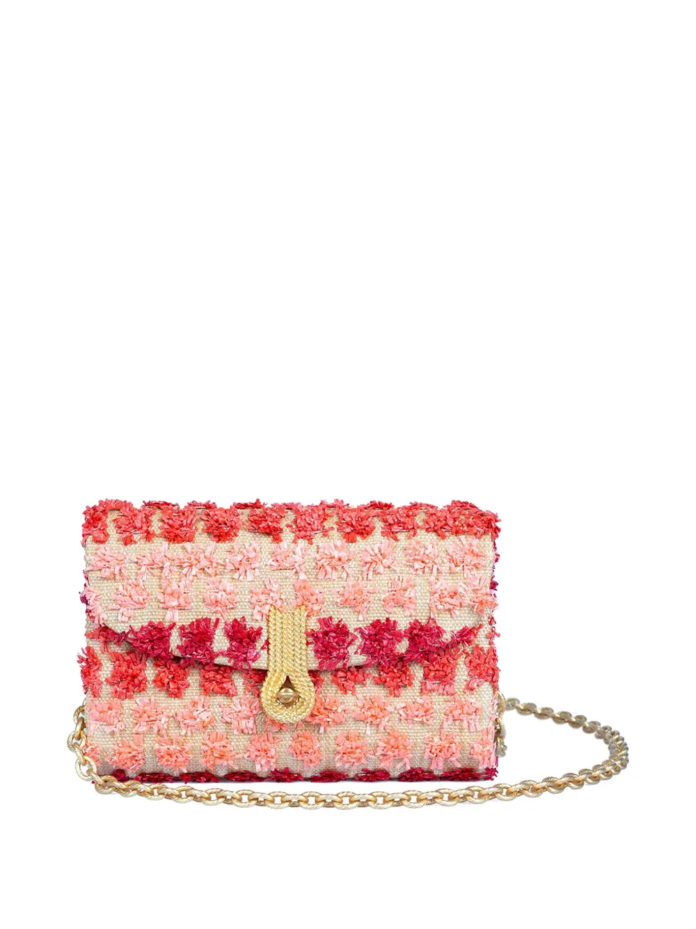 amato daniele Queen medium clutch Beige