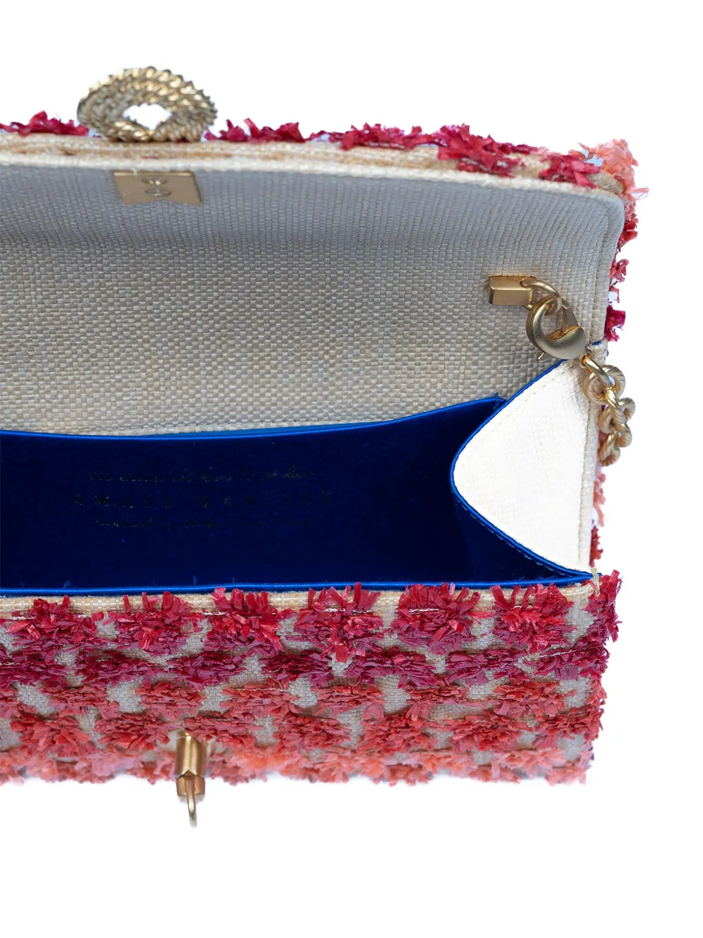 amato daniele Queen medium clutch Beige