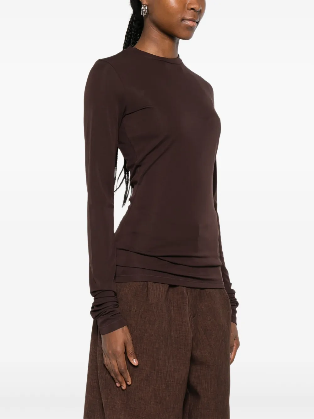  Darkpark Long-sleeve Sweater - Brown 