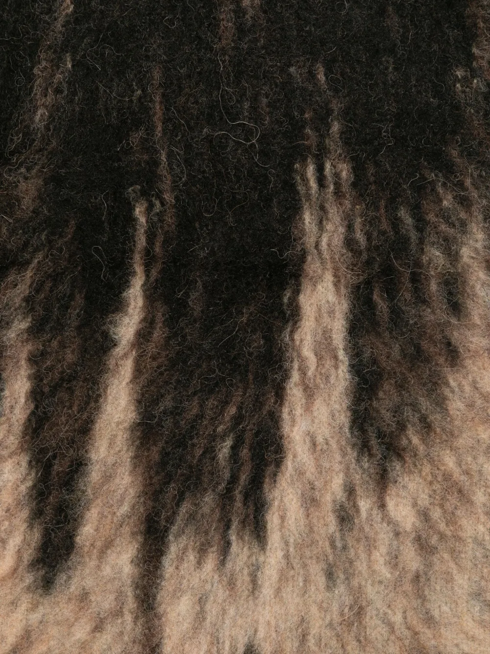Feng Chen Wang Gradient Tassels Scarf In Black