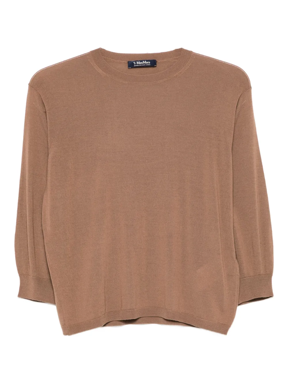 'S Max Mara round-neck wool sweater | Brown | Image 1