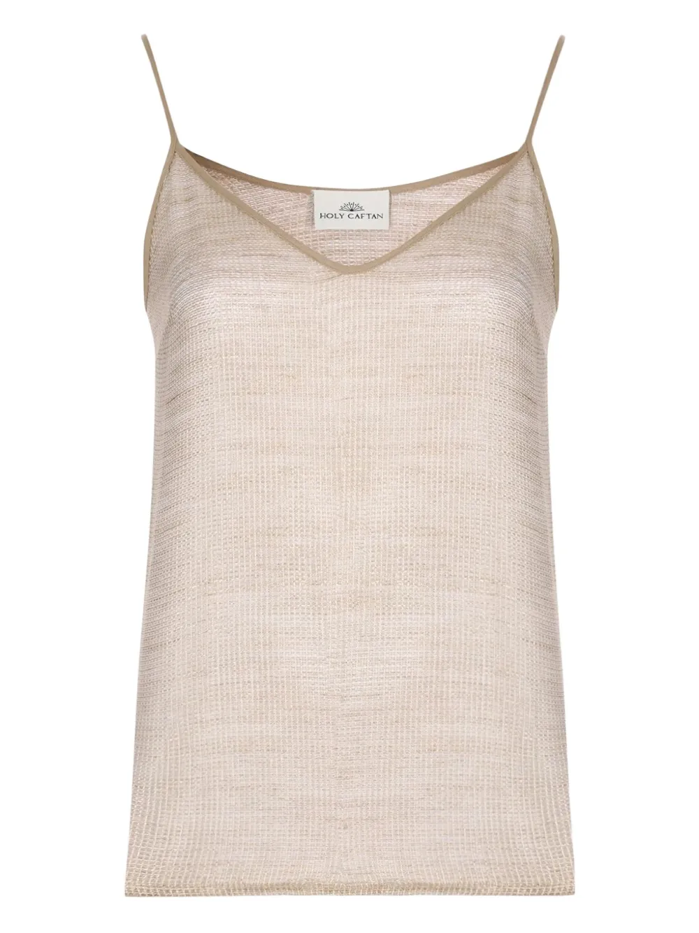 HOLY CAFTAN top con cuello en V | neutro | Image 1