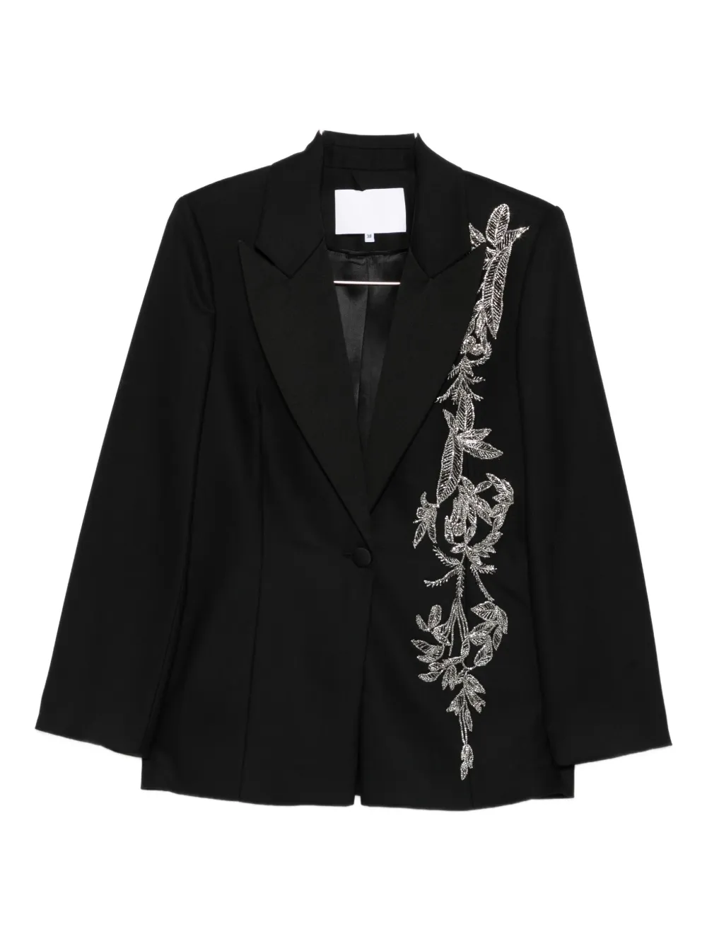 Costarellos Lesia Embellished Single-breasted Blazer In Black