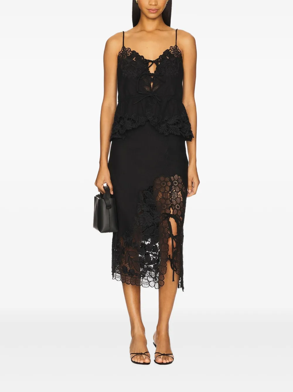 Sea falda con dobladillo festoneado | Faldas acampanadas | Image 2