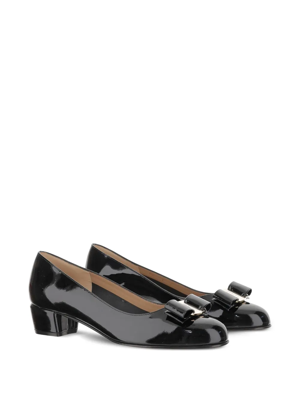Ferragamo 30mm Vara patent-leather pumps | Heeled Pumps | Image 2