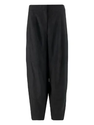 パンツ GIORGIO ARMANI FW25 TROUSER (GW001972 TE10814 U8091) Giorgio Armani Pleated Wide-Leg Linen Pants | Saks Fifth Avenue