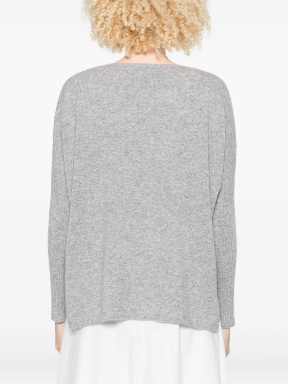Gotha V-neck Sweater In Gray